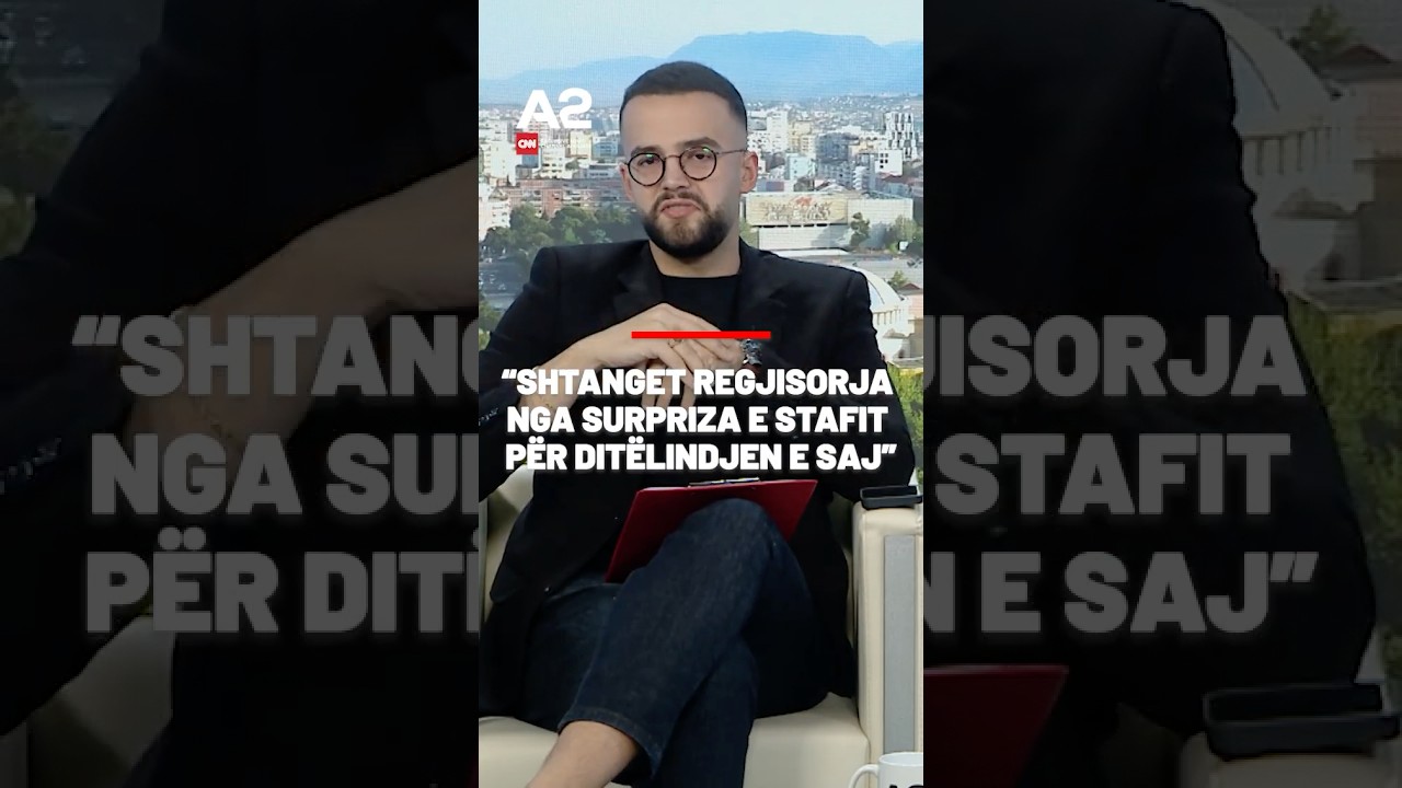 “Shtanget regjisorja nga surpriza e stafit për ditëlindjen e saj.”