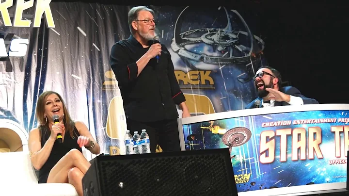Jonathan Frakes and Marina Sirtis at Star Trek Las...
