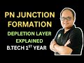 PN Junction Formation & Depletion Layer Explained
