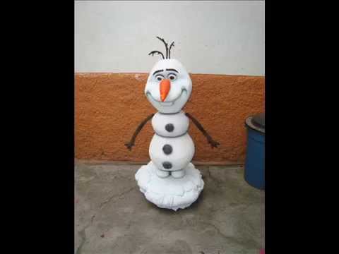 Frozen Replica Del Muneco De Nieve De Nombre Olaf Youtube