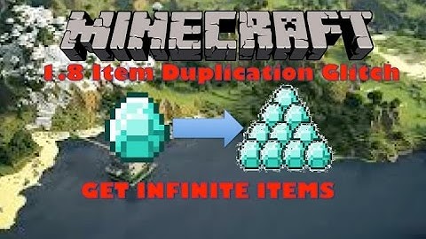 Minecraft 1.8 Multiplayer Item Duplication Glitch [No longer working]