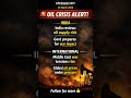 🚨 OIL CRISIS ALERT! Global War Impact ⚠️ | 25 March Current Affairs #shorts