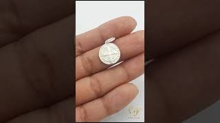 Dije plata San Benito  #joyeria #moda