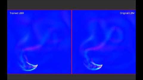 Visual Comparison between normal LBM and trained ANN