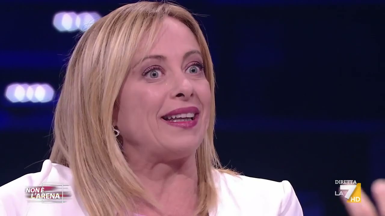 L'intervista di Massimo Giletti a Giorgia Meloni