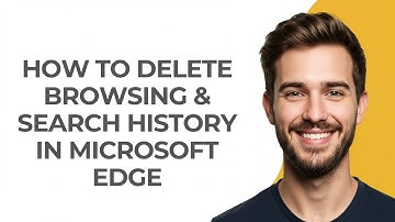 How To Delete Browsing & Search History In Microsoft Edge - GUIDE!
