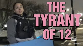 FEMALE OFFICER DISRESPECTS EVERYONE THEN ARREST'S MAN FOR? SO REGAN PAY'S DIST 12 A VISIT!