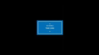 ESS Time Card