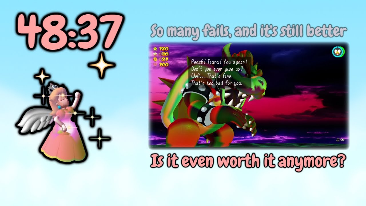 【SM64 EX Speedrun】Super Princess Peach in 