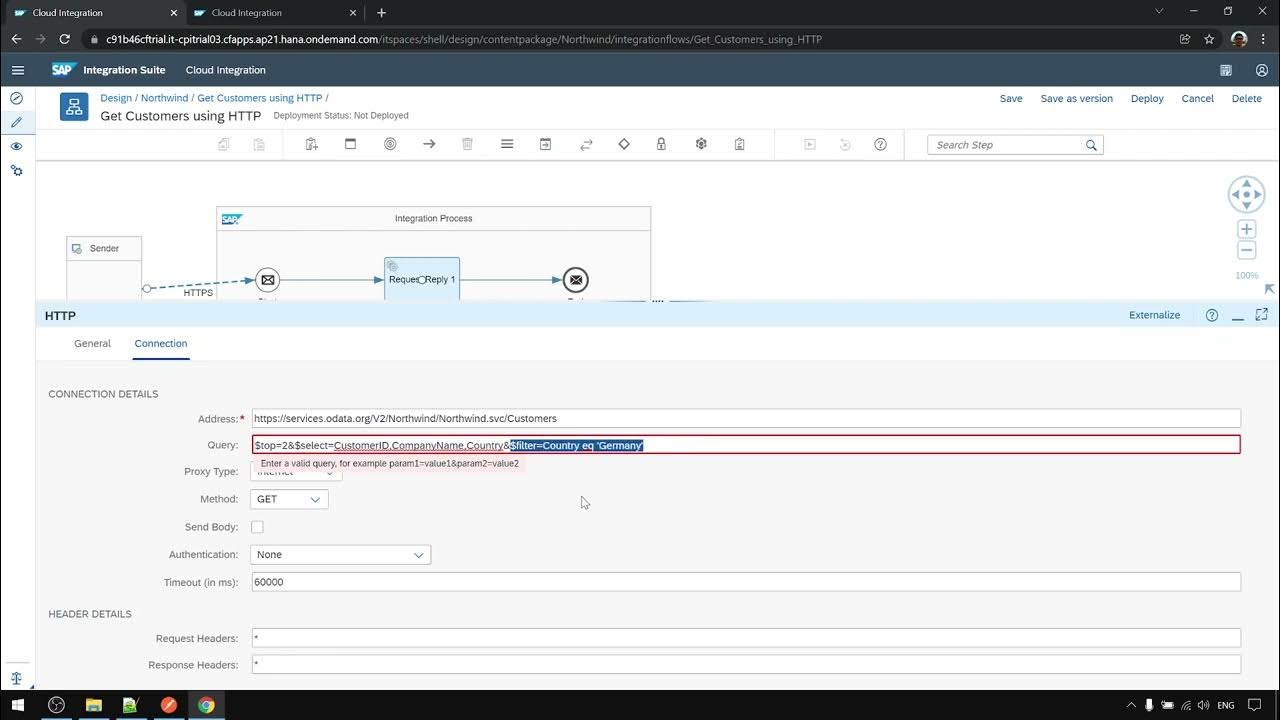 SAP CPI Course Request Reply HTTP OData Get Northwind Customers sap-cpi-course-request-reply-http-odata-get-northwind-customers