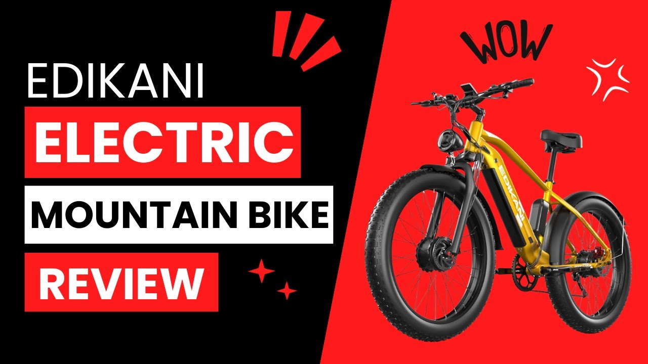 EDIKANI Electric Mountain Bike Review YouTube