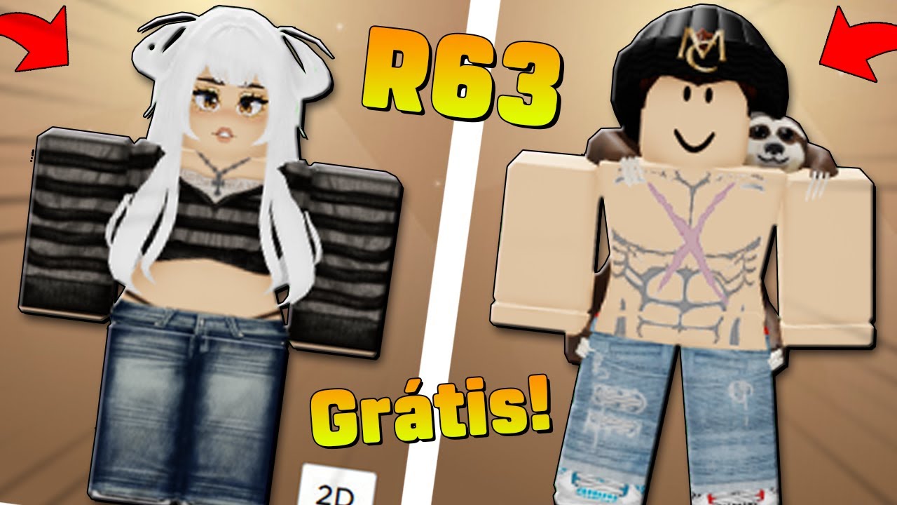 Como fazer o CORPO R63 no Roblox 