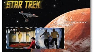 Information STAR TREK Memories 2 Canada Post collector stamps News