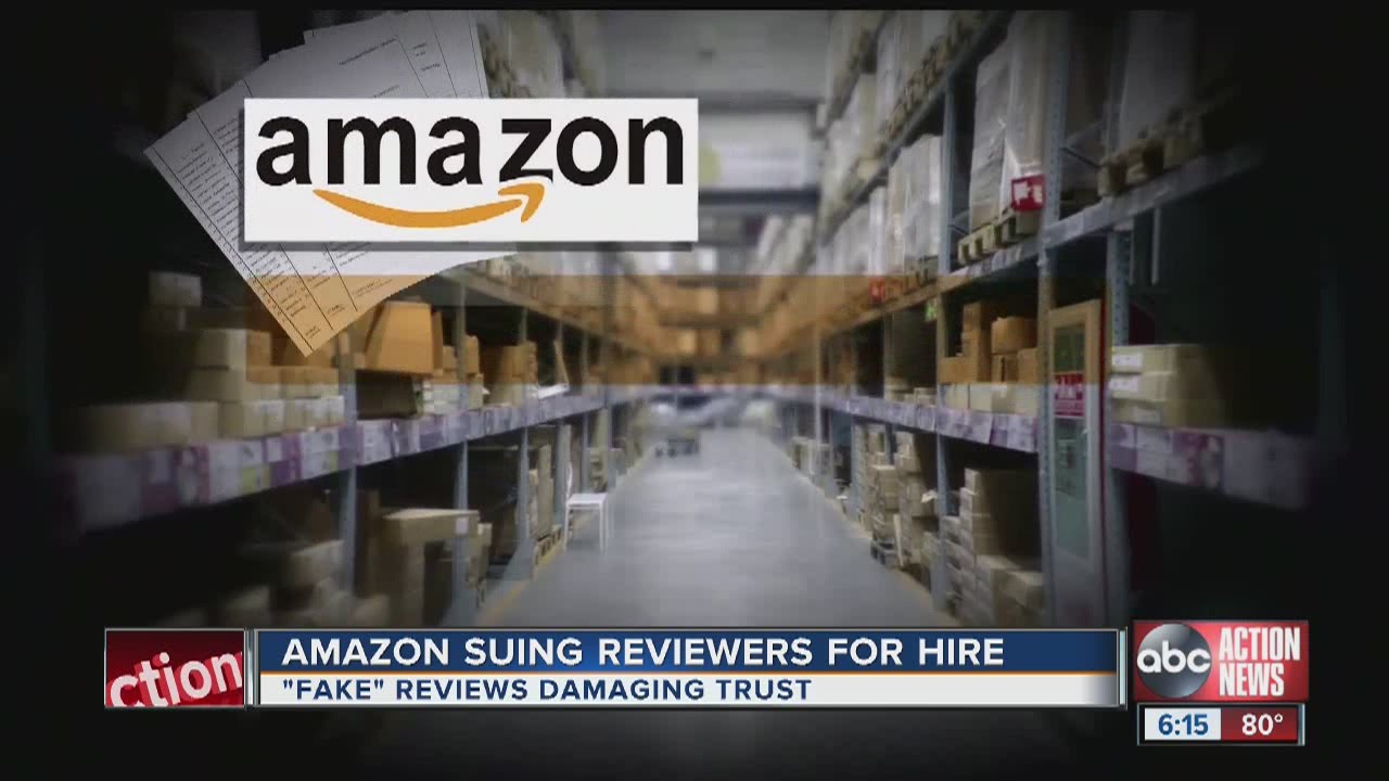 Amazon suing users who post fake reviews for products in exchange for