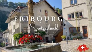 FRIBOURG: MEDIEVAL OLD TOWN AND BRIDGES IN SWITZERLAND  |  SATURDAY MARKET