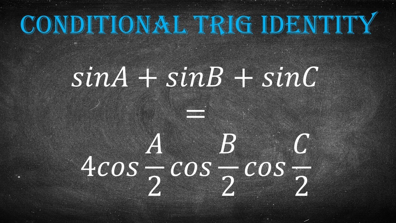 5 | Trigonometry | Conditional Trigonometric Identity - Solved Problem ...