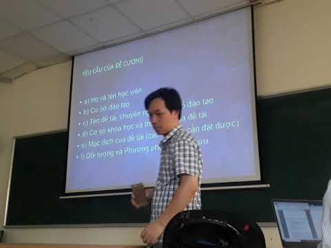 Hướng dẫn viết đề cương và luận văn- bộ môn ngoại Y Hà Nội - youtube