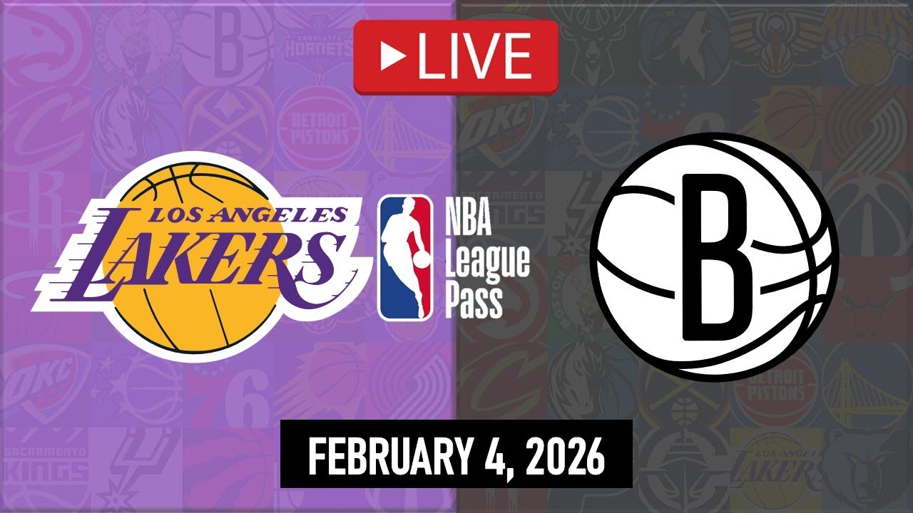 NBA LIVE! Лос-Анджелес Лейкерс против Бруклин Нетс | 4 февраля 2026 г. | Нетс против Лейкерс NBA ...