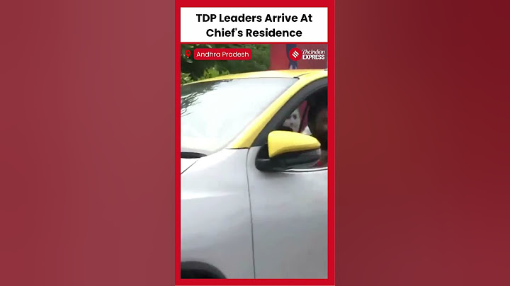 TDP Leaders Arrive at Chief Naidu’s Residence Following Landslide Victory | Andhra Pradesh