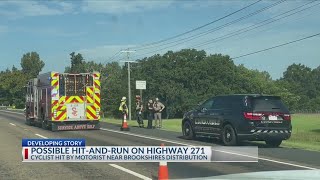 Officials investigating hit-and-run after cyclist left with extensive injuries in Smith County