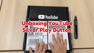 Unboxing YouTube Silver Play Button! 🥳
