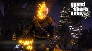 PojzPlaza - โกสต์ไรเดอร์ กระโหลกไฟบรรลัยกัลป์ !!! (Ghost Rider MOD GTA5) screenshot 2