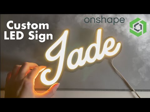 Easy 3D Printed LED Sign