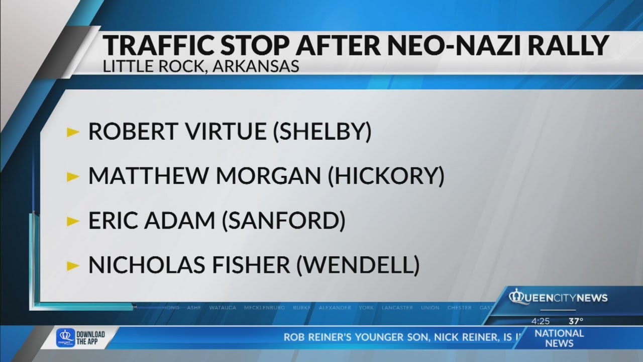 Police stop U-Haul carrying Neo-Nazi group in Arkansas; 4 linked to North Carolina