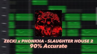 ZECKI x PHONKHA - SLAUGHTER HOUSE 2 (GarageBand Remake Update) 90% Accurate