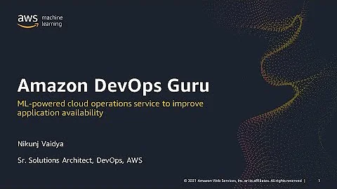 Introduction to Amazon DevOps Guru | AWS Online Tech Talks
