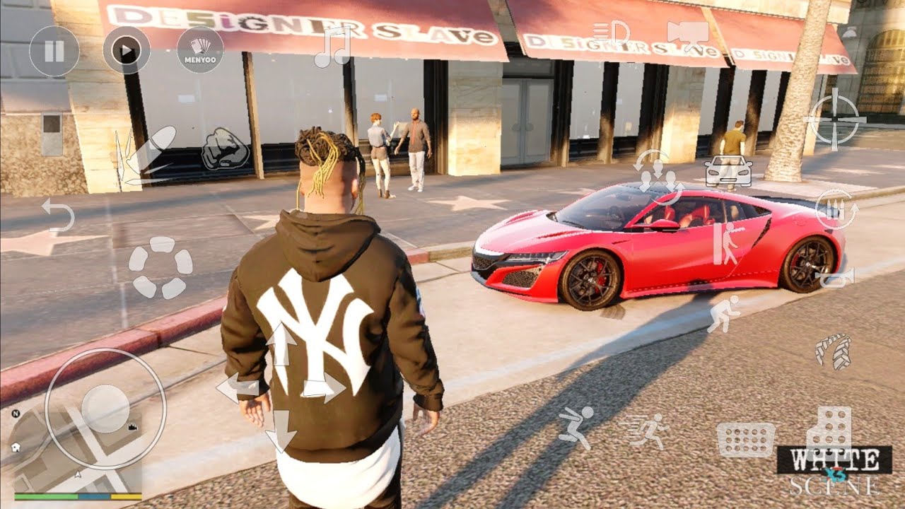 GTA 5 Realistic Graphics Mod 🤯Android Gameplay Offline | Winlator Ludashi V2.8.2