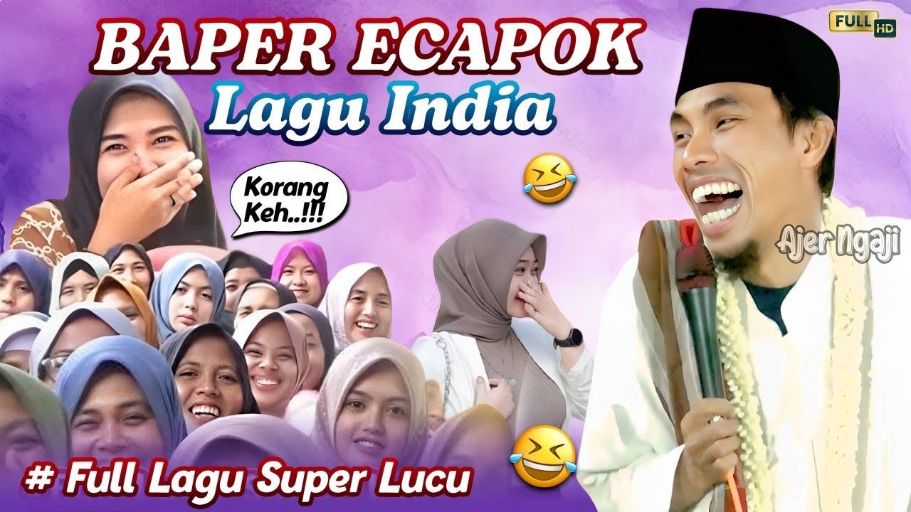 Ceramah KH Kholil Yasin Terbaru 2025 Paling Lucu 🤣 Baper Ecapok Lagu India