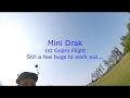 MiniDrak 3rd flight with Sessions