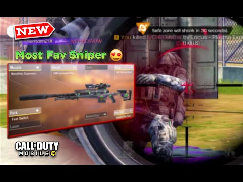 *NEW* Most Favourite Sniper In Cod Mobile😍🔥! Best Locus Loadout Ever | Solo Vs Squad