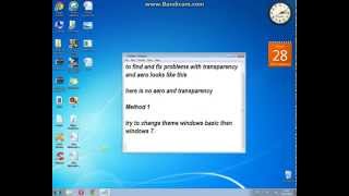 How To Fix Aero And Transparency | ComputerTutorialsFree HD 720P