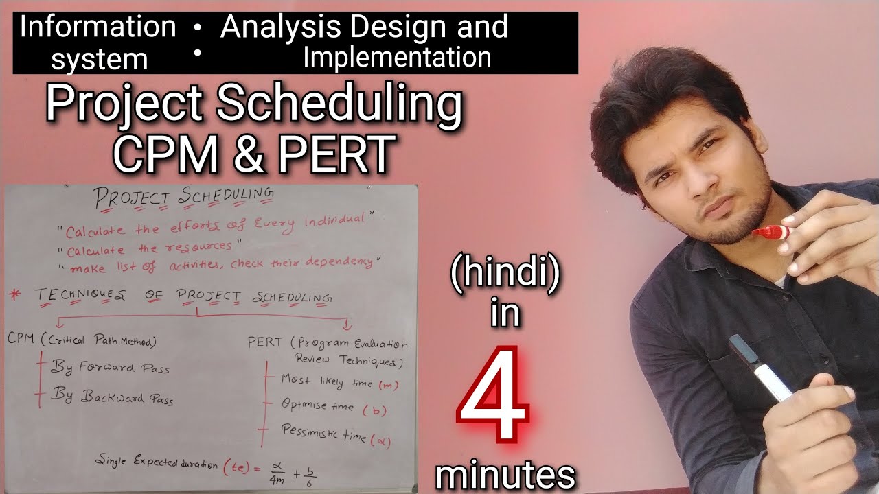 Project Scheduling - CPM and PERT explained in hindi || Akant 360