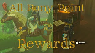 All Pony Point Rewards in Zelda: Tears of the Kingdom