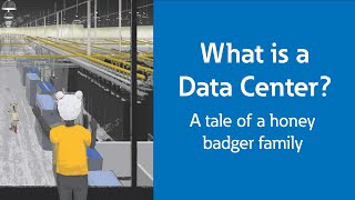"What is a data center? A tale of a honey badger family" storybook by Eaton