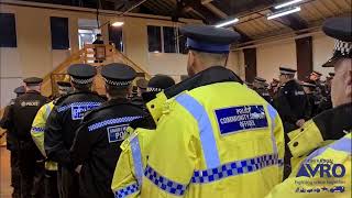 Early morning #OpAVRO briefing with GMP officers
