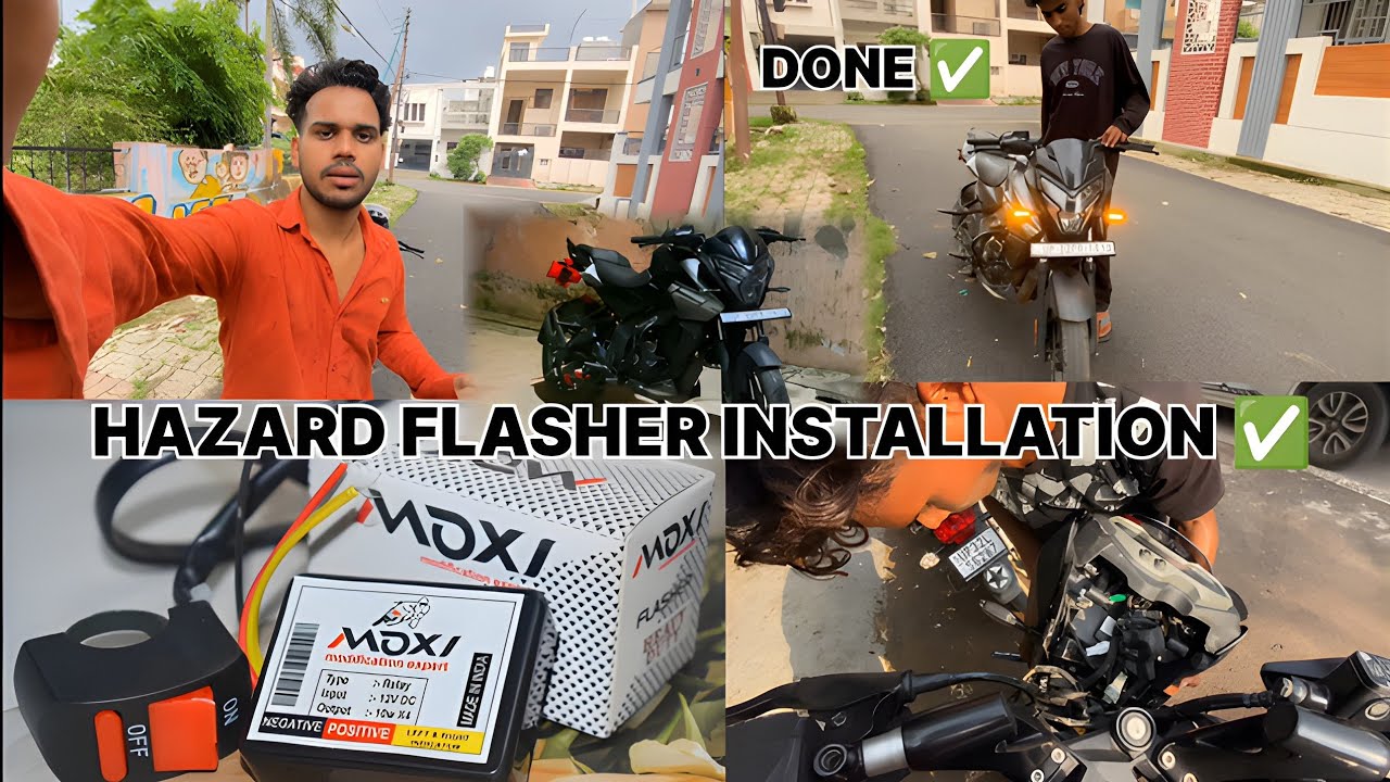 PULSAR NS 125 HAZARD FLASHER INSTALLATION ✅ ♥️ 19 MODES 😊.  