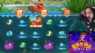 THE GREATEST CATCH BONUS BUY and RUEDA DE CHILE BONUS HUNT - HIT 7 FISH with x2 MULTIPLER SLOT GAME screenshot 5