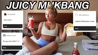 MUKBANG & JUICY ASSUMPTIONS.. *new bf, recent tea, friendship fallouts*