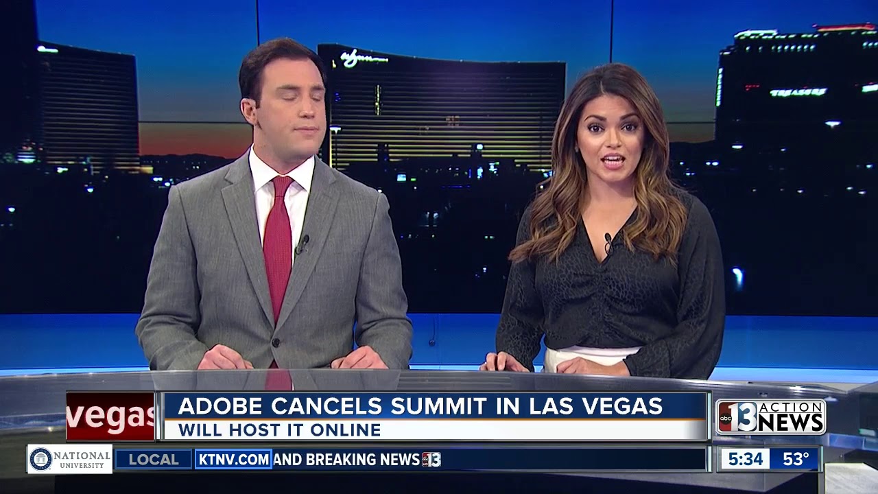 Adobe, Google cancel conferences in Las Vegas over coronavirus concerns