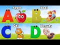 AtoZ alphabets rhymes || abcd || ABC song | Nursery rhymes | A for apple | Bfor ball #nursery #atoz