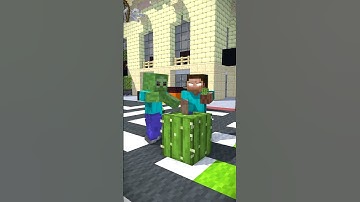 Minecraft on 1000 PING Herobrine saves ROBLOX from MONSTERS #shorts