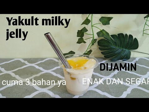 Es susu yakult - Yakult milky jelly - YouTube