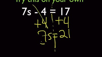 Het oplossen van een- en tweestapsvergelijkingen met één variabele