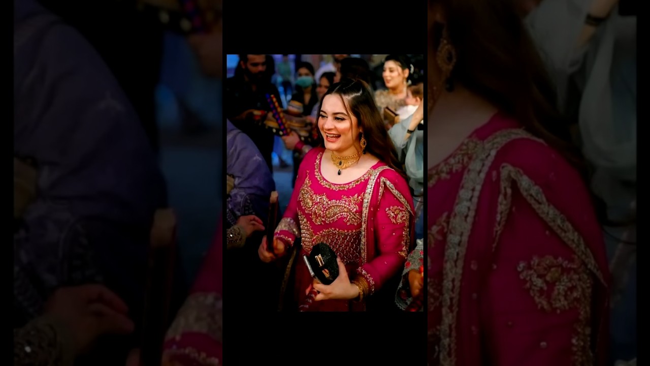 Beautiful aiman khan looks great in wedding 