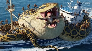 Brave Heroes Save Pirate Monkeys From Giant Python Attack On The Black Pearl Animal Rescue