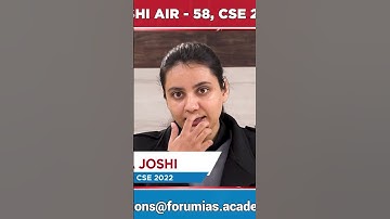 IAS Topper Dikshita Joshi | Rank 58 | CSE 2022 | Dikshita Joshi Mock Interview | Forum IAS